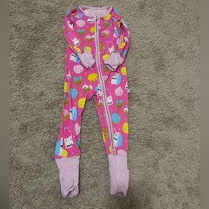 Milk and cookies little sleepies 12-18 month zippy